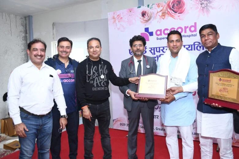 Honor ceremony of newly elected public representatives of Panchayati Raj Institutions by ACCORD SUPERSPECIALITY HOSPITAL, Faridabad.